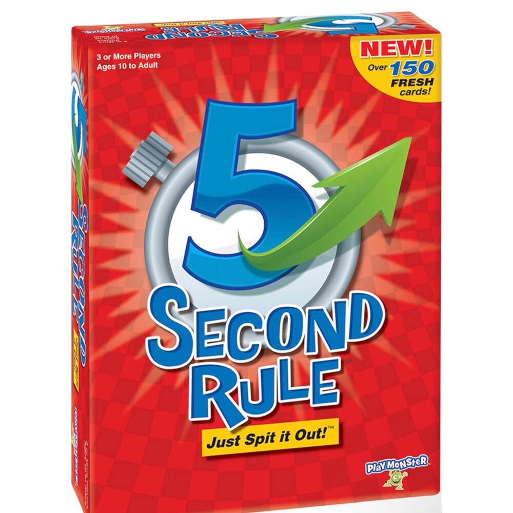 5 Second Rule Game - Questions Card Game - Think Fast and Shout Out Answers